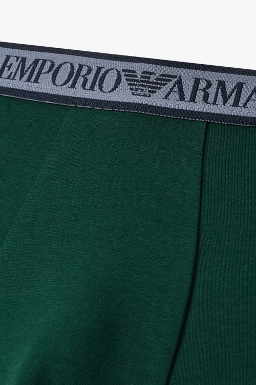 EMPORIO ARMANI UNDERWEAR Мужские боксеры с логотипом Green 0815312310