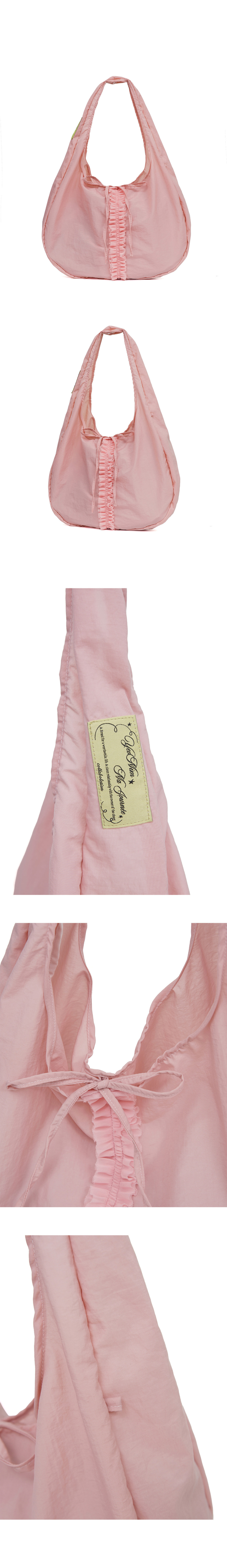 ★YEOMIM★ frill hobo bag (pink) MUSINSA | YEOMIM frill hobo bag (pink)