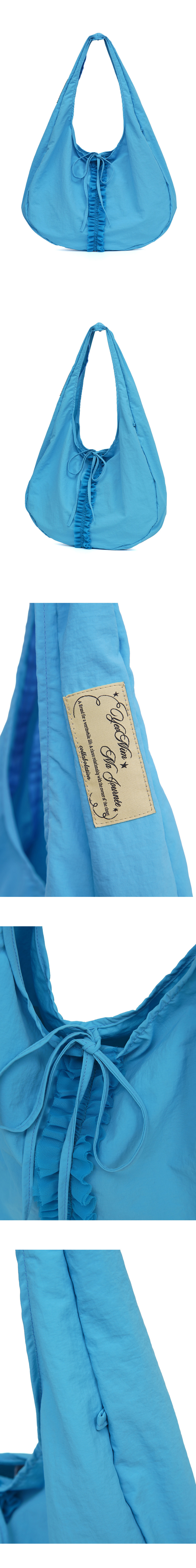 ★YEOMIM★ frill hobo bag (ocean blue) 여밈(YEOMIM) frill hobo bag (ocean blue) - 사이즈 & 후기