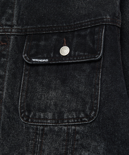 OPEN SEAM TRUCKER JK (BLACK)