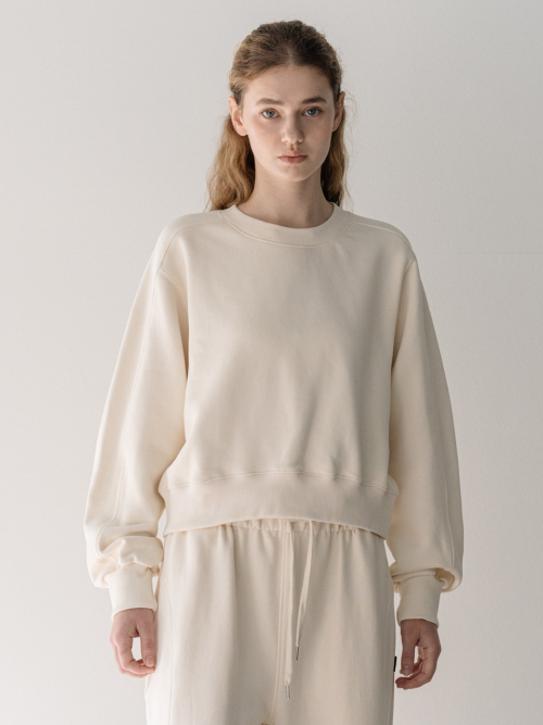 Sweat crop толстовка - тёмно-синий