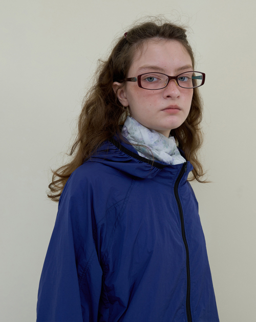 236. Ветровка Plain _ Deep Blue