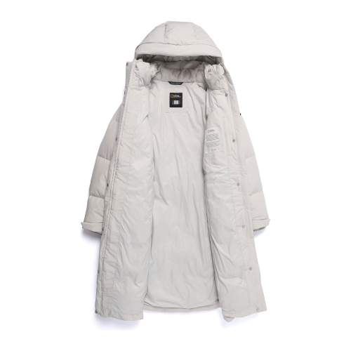 Длинный пуховик Caiman Pro N254UDW860 L/GREY
