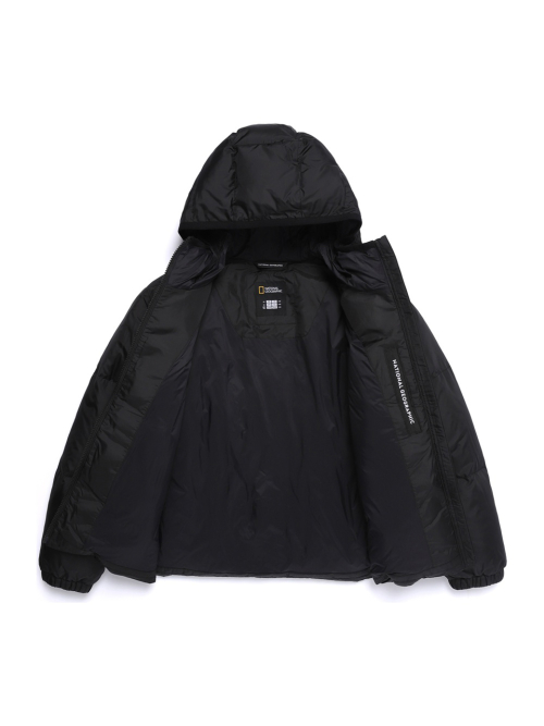 N254WDW871 Женский пуховик с капюшоном Nana, Black