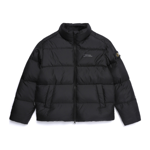 Пуховик-куртка N254UDW970 с высоким горлом BLACK