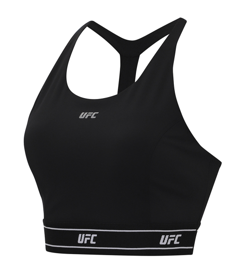 Мягкий облегающий бра-топ UFC Black U4SLW2207BK