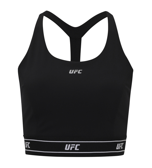 Мягкий облегающий бра-топ UFC Black U4SLW2207BK