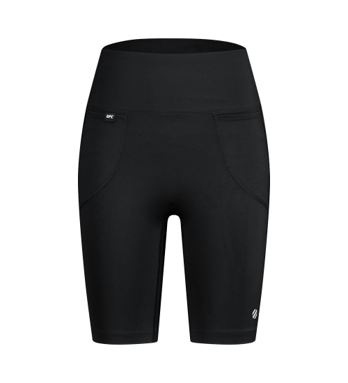 Облегающие байкерские шорты UFC Smooth Black U4TGW2203BK