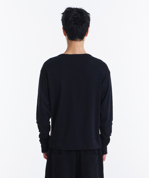Loop Overlayer Long sleeve (Black)