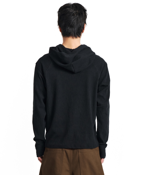 Frame Slub Knit худи (Black)