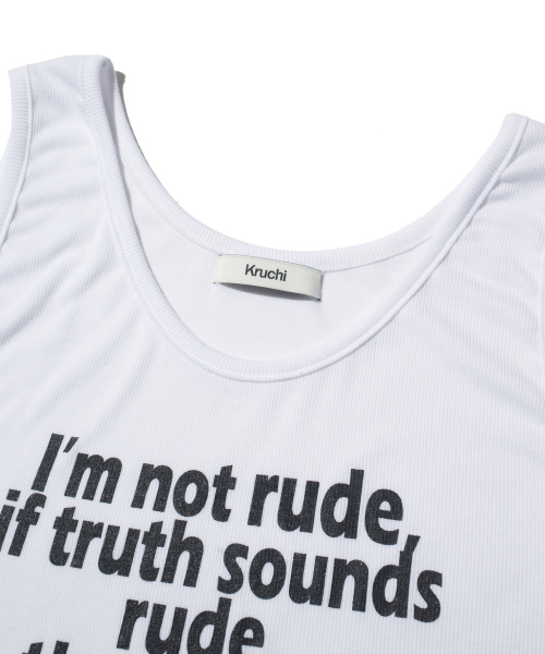 RUDE Sleeveless (WHITE) WOMENS