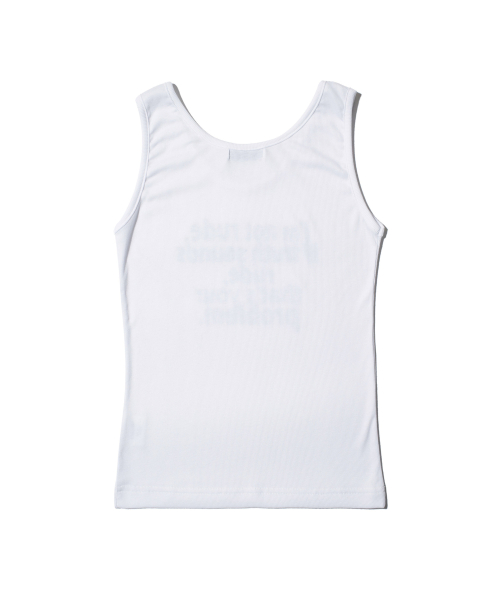 RUDE Sleeveless (WHITE) WOMENS