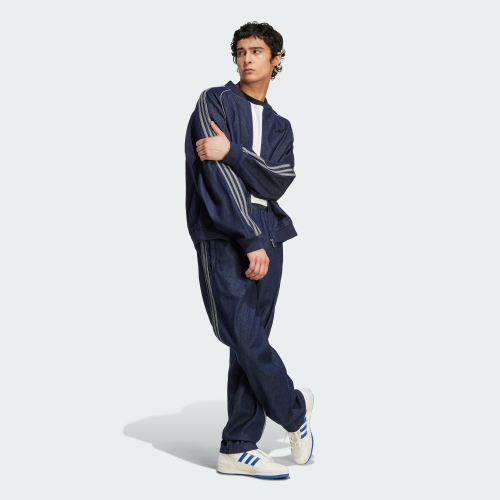 Джинсовая трек-куртка Superstar Loose - Indigo Denim / JX6461