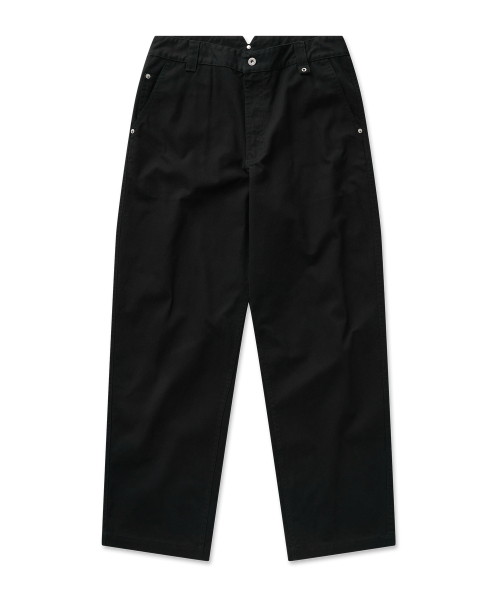 хлопок Chinol Washed брюки 6(Black)