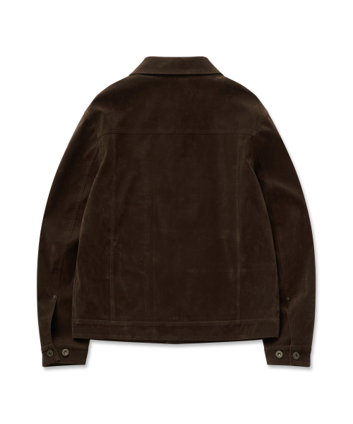 Suede Trucker куртка 10(Brown)