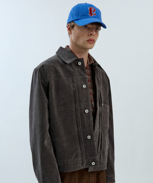 Suede Trucker куртка 10(Charcoal)
