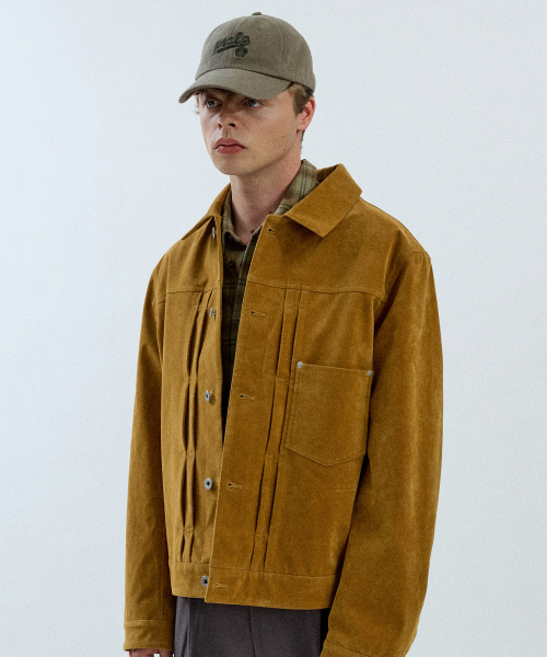 Suede Trucker куртка 10(Mustard)
