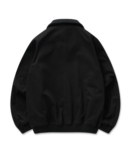 Washed хлопок Tanker куртка 13(Black)