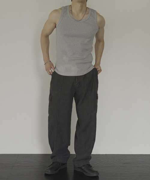 CAESAR CT линия GARMENT WS льняной CARGO брюки #2