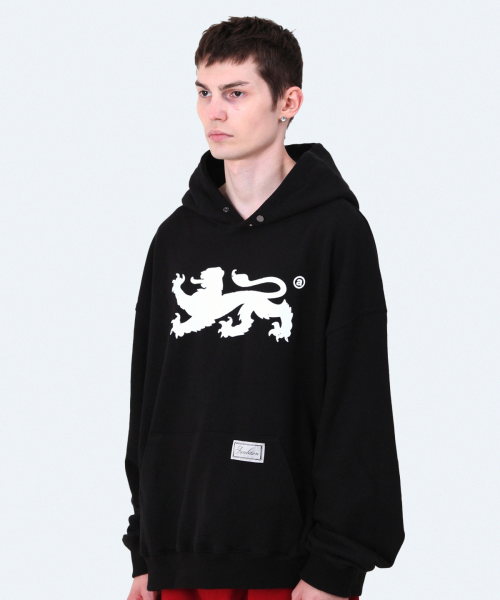 Винтажное худи с графикой (Black)