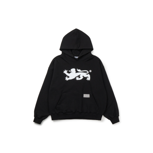 Винтажное худи с графикой (Black)