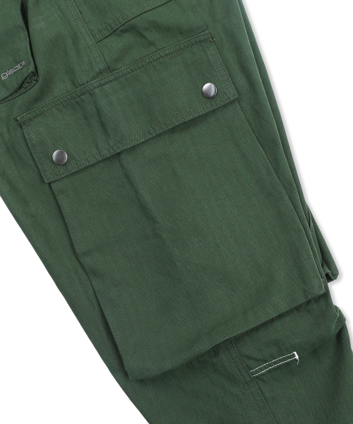 GP172 свободный карго елочка хлопок брюки (OLIVE)