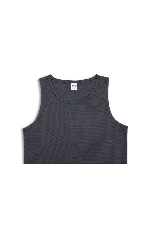 Slim Line Топ без рукавов, Black/Grey
