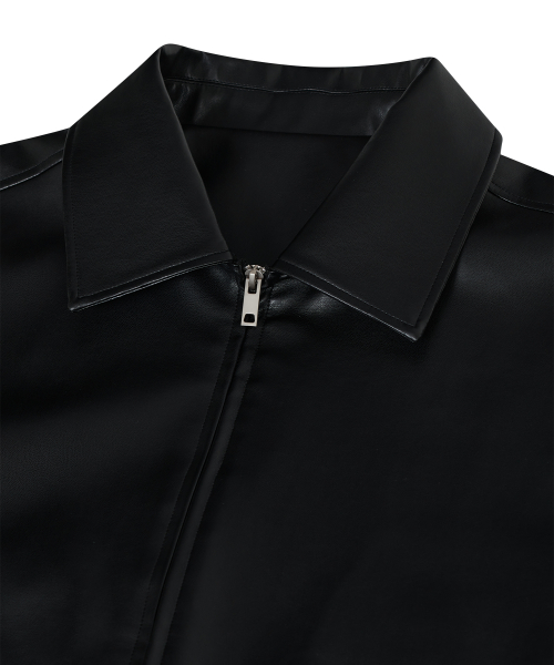 Кожаная куртка-блузон 87-STAN235 Standard Hunting Black