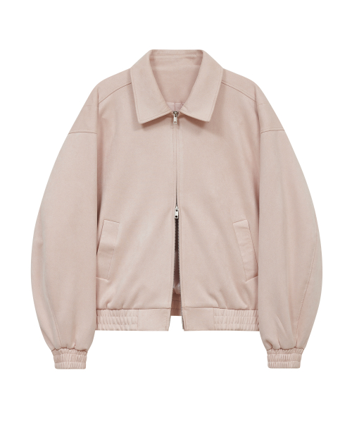 Замшевый бомбер 87-STAN236 Standard Hunting Pink