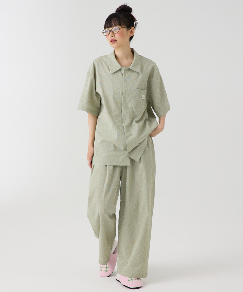 Пижама унисекс Lazy с шортами (green)