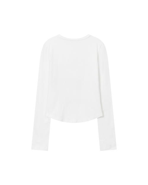 Twin rabbit long sleeves WHITE