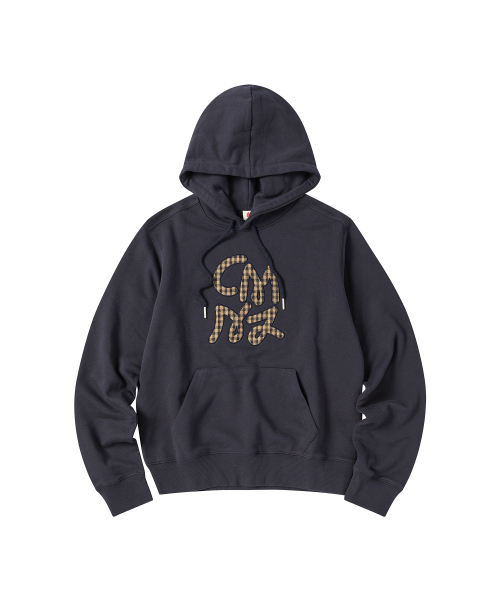W APPLIQUE SWEAT худи [темно-синий]