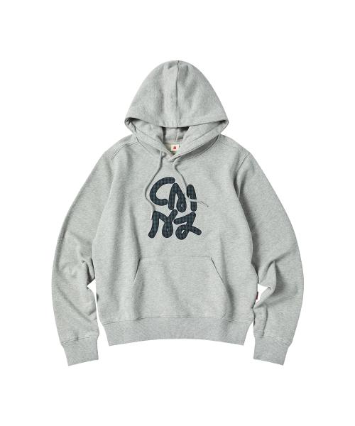 W APPLIQUE SWEAT худи [MELANGE]