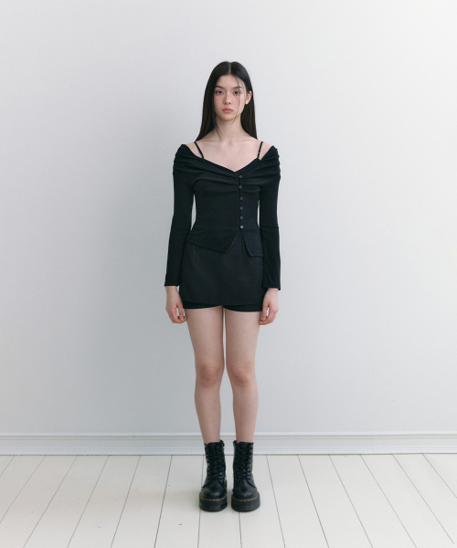 Lin кардиган-сет (Black)