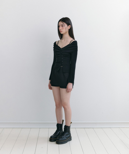 Lin кардиган-сет (Black)