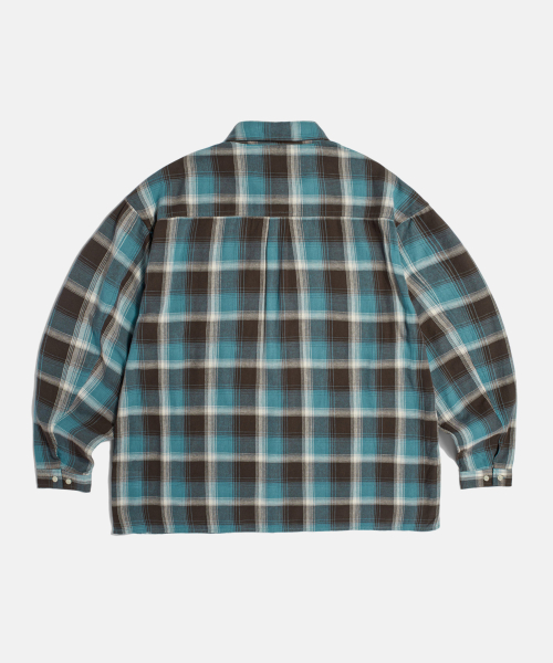 Multi Plaid 2Pocket рубашка Blue