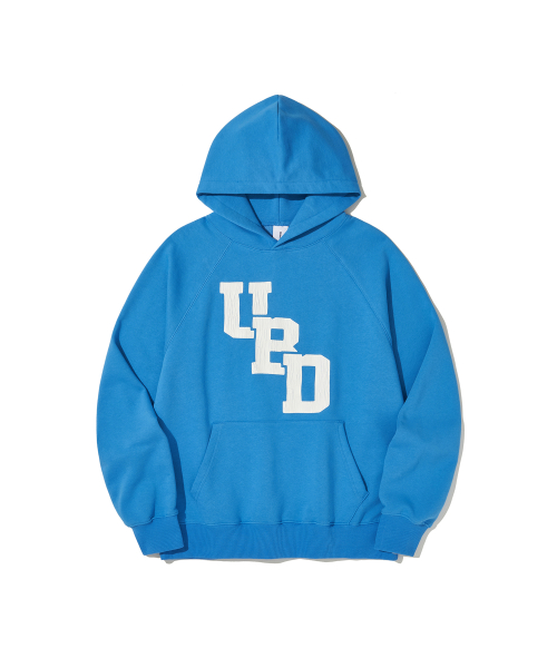 UBD 다이애그널 스웻 후드_라이트 블루