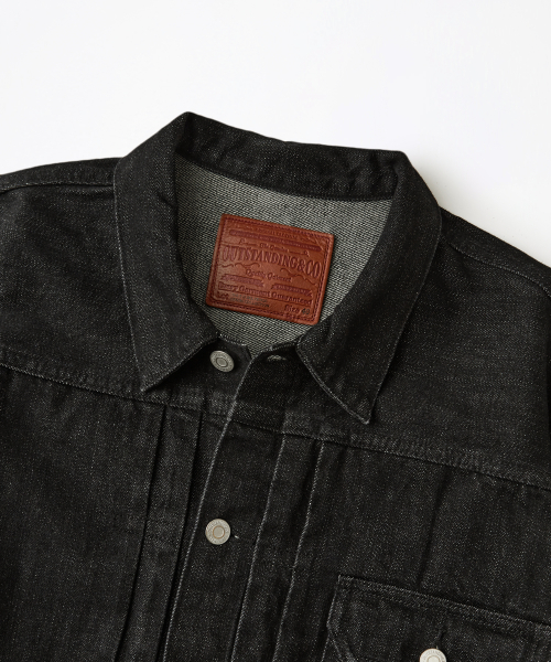 SELVEDGE деним 1ST JACKET_BLACK