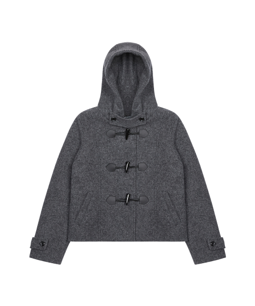 GT капюшон DUFFLE пальто(серый)