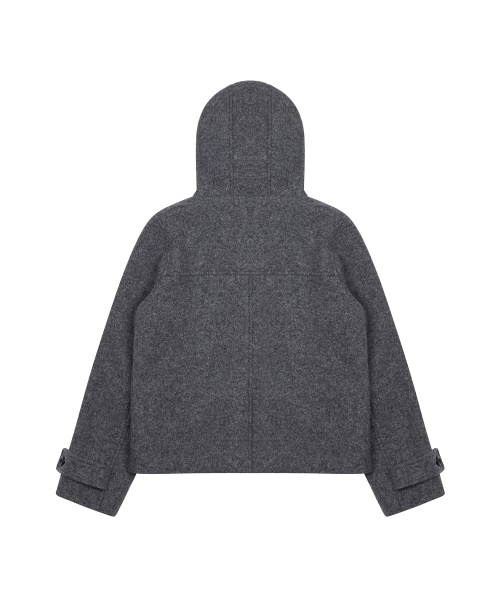 GT капюшон DUFFLE пальто(серый)