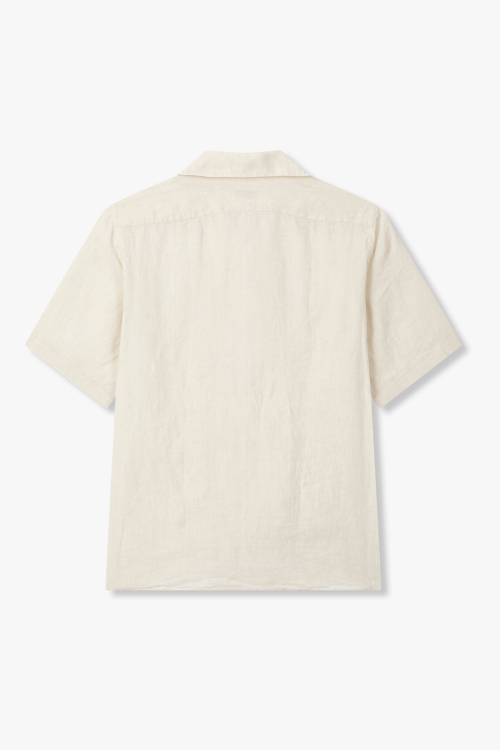 Льняная рубашка с карманом Light Beige 4715103109