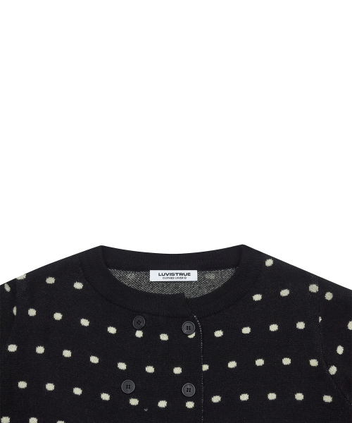 GT DOT FRILL кардиган(черная)