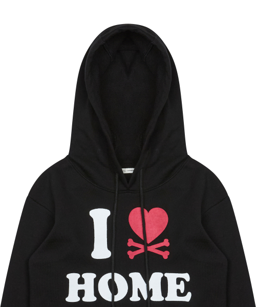 GT I LOVE HOME капюшон TEE(черная)