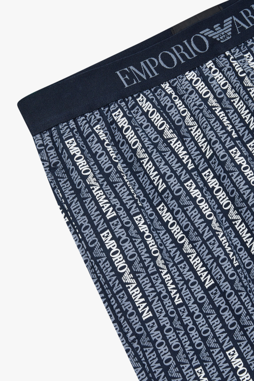 [EMPORIO ARMANI UNDERWEAR] Мужские домашние брюки с логотипом Navy 0815332006