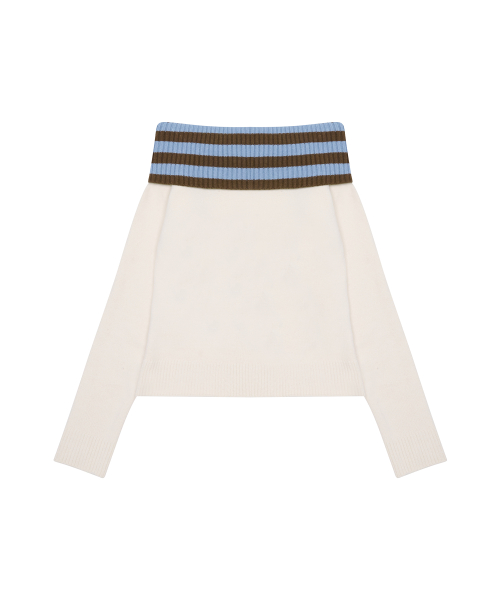 L19 STAR OFF-SHOULDER трикотаж(IVORY)