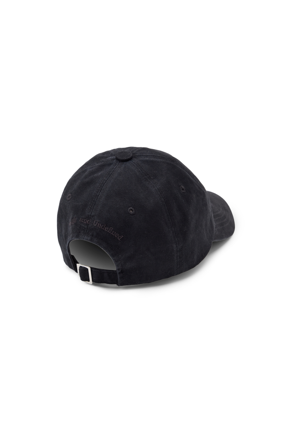 MUSINSA | MATIN KIM WASHED CIRCLE LOGO BALL CAP IN BLACK