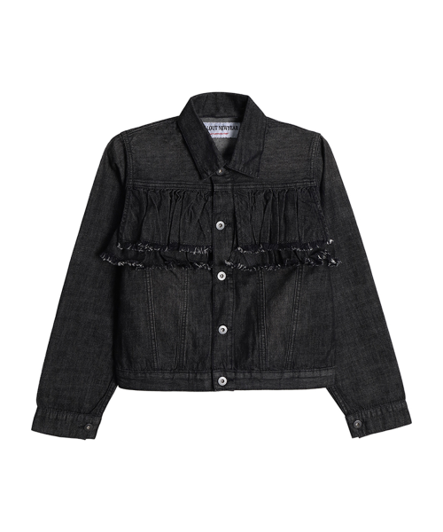 Джинсовка с оборками / Black