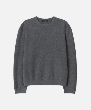 DRAW FIT ドロウフィット ソフトウール クロップラウンドニット 画像 6