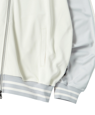 TRAVEL トラベル コmbination Raglan Jersey Track Jacket アイボリー 画像 1