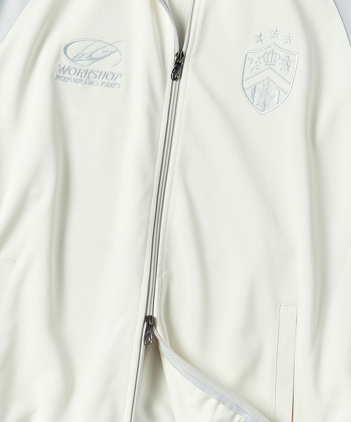 TRAVEL トラベル コmbination Raglan Jersey Track Jacket アイボリー 画像 6
